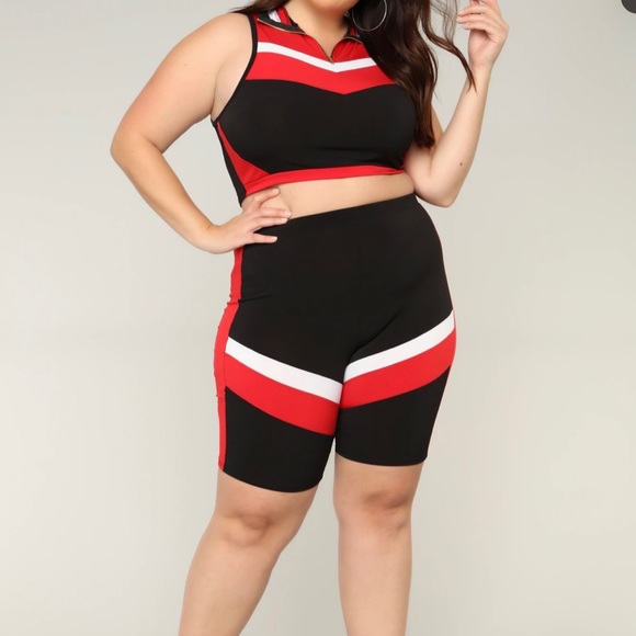 Colorblock Short Set